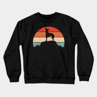 Whippet Dog Crewneck Sweatshirt